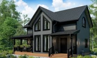 Проекты каркасных домов с террасой от 3687 рублей | Строй-Мск