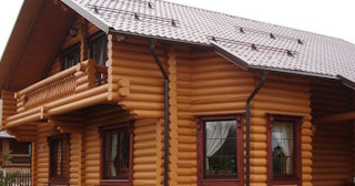 Строительство дома из оцилиндрованного бревна в Санкт-Петербурге - от 136916 рублей